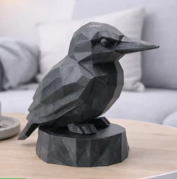 Low Poly Eisvogel Sentinel