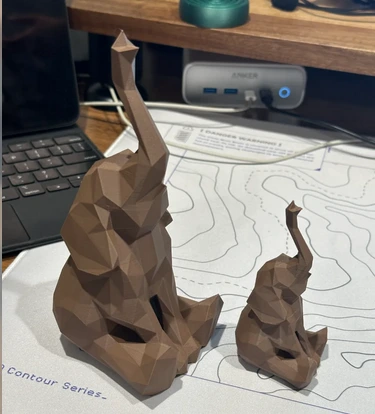 Sitting Elephant sculpture