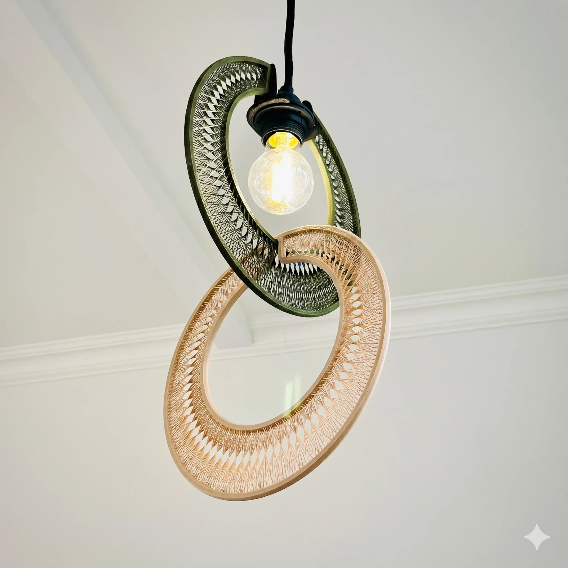 Orb String Art Pendant Light